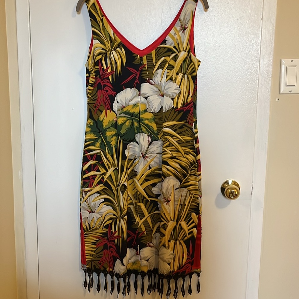 Mica dress all natural fabrics and beautiful design, vintage, size 6